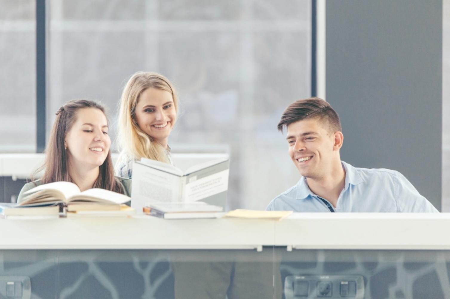 Financial analysts reviewing corporate data and market trends